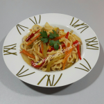 TALLARINES CON VERDURAS